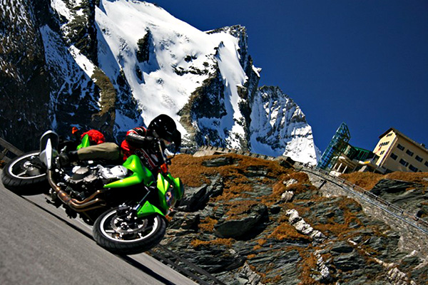 Motorradtour in den Bergen